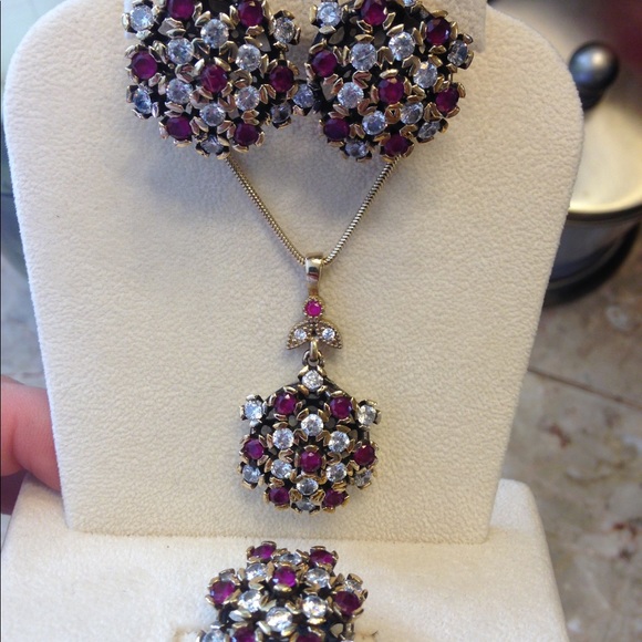 Turkish ruby set $55 - Picture 3 of 3